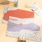 Коврик придверный из ПВХ, с цветочным принтом, нескользящий