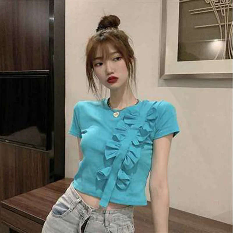

90s Clothing Casual Ladies Cute Printing Travel Fashion Clothes Graphic Tshirt Top Lady Print Female Tee T-Shirt