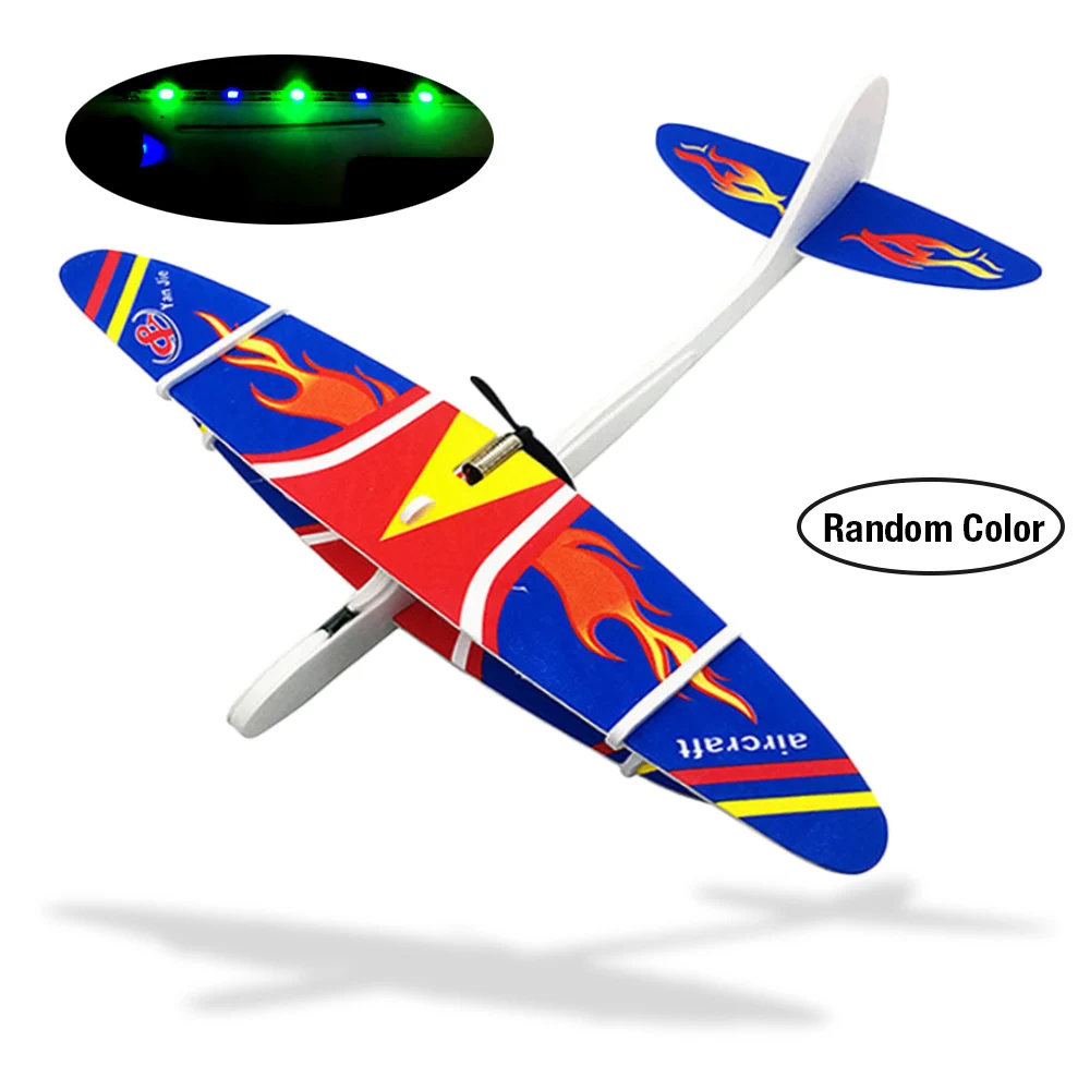 DIY биплан AB Glider пены приведенный в действие самолетах Перезаряжаемые Электрический самолет модель научные Развивающие игрушки для детей Лидер продаж