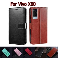 case for vivo x60 cover phone protective shell funda on for vivo x 60 case flip wallet stand leather book etui hoesje coque bag