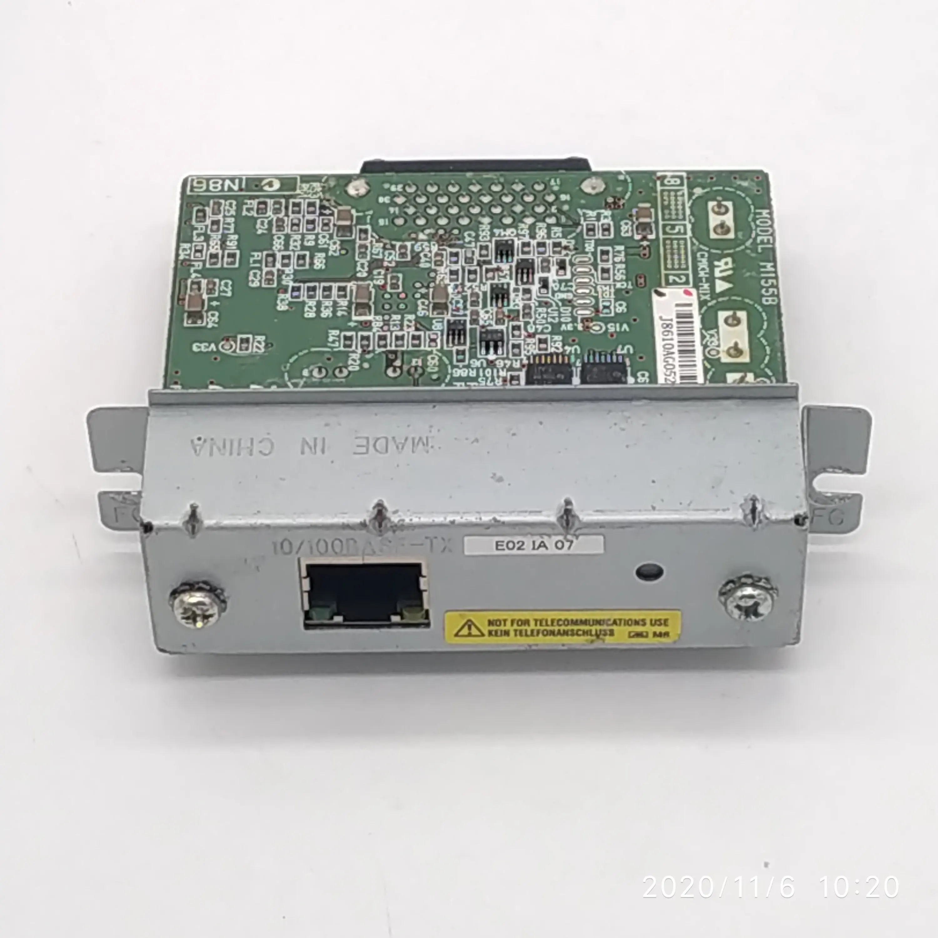Сеть RJ-45 адаптер M155B UB-E02 для принтеров EPSON POS принтер печати квитанций T88IV M129H 88III 88V