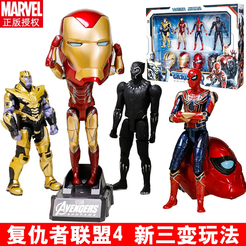 

Disney's Avengers 4 Deformation Toy Iron Man Thanos Cartoon Figure Figure peripheral movie