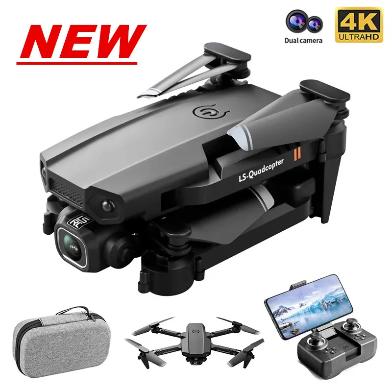 2021 мини Дрон XT6 4K 1080P HD камера Wi Fi FPV давление воздуха удержание высоты складной