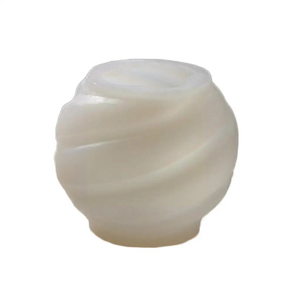 

Creative Candle Silicone Mold DIY Homemade Spherical Supplies Simple Mold Resin Aroma Making Candle I7D8