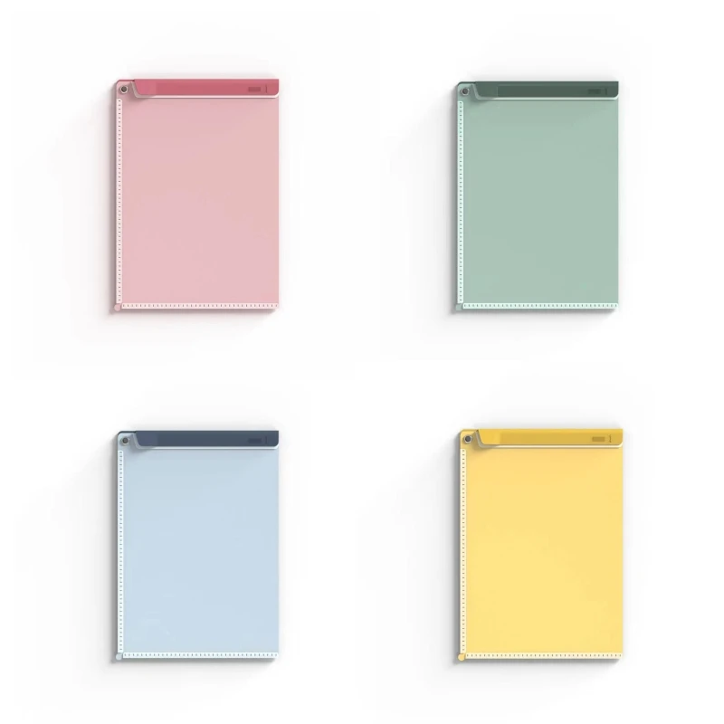 

2022 New A4 Plastic Clipboard 9" x 12.8" Stardard Letter Size Clip Board with Rotatable Clip for School Office Student Women Man