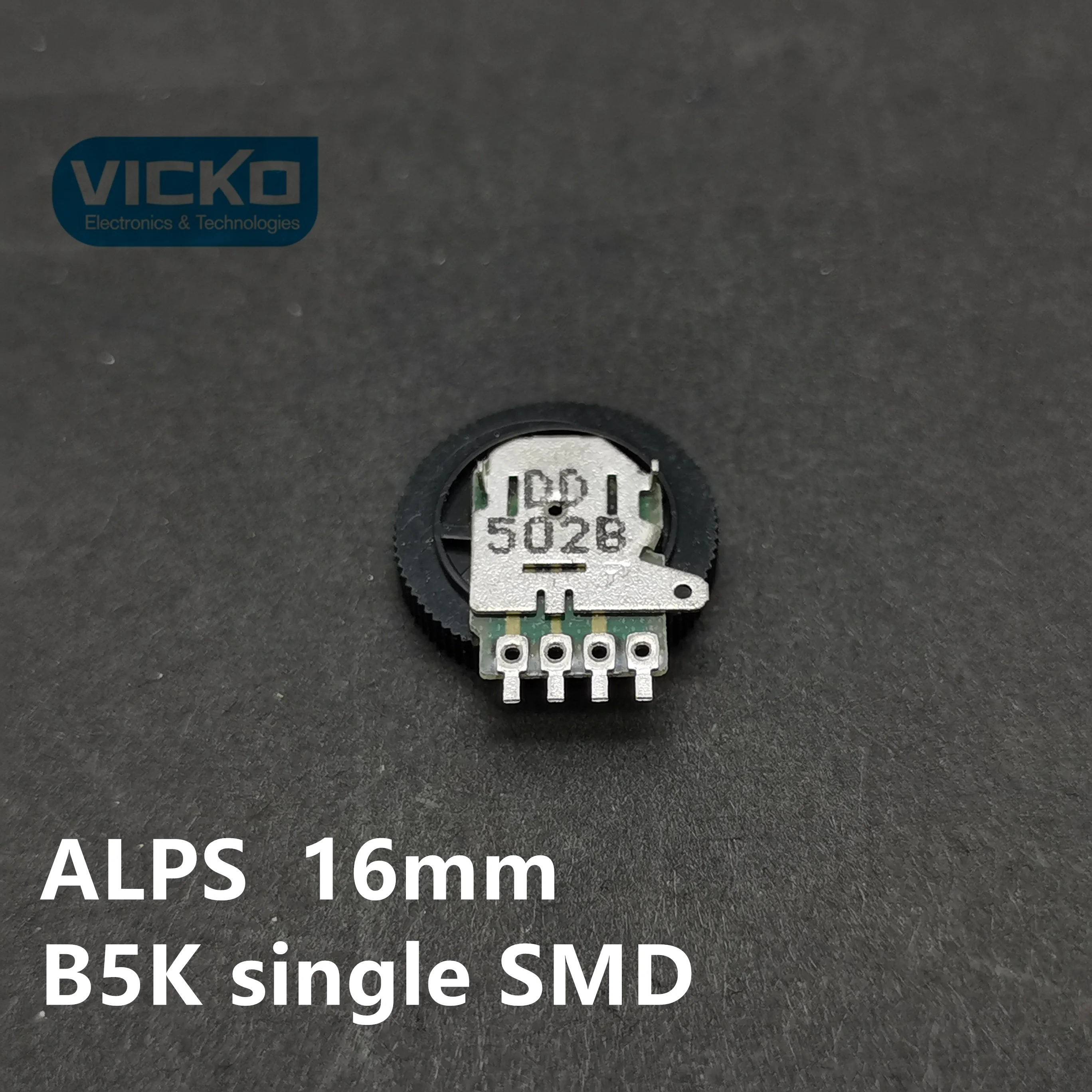 30 шт./лот ALPS B5Kx2 5pin dual DIP / B5K 4pin single SMD radio MP3/4 с колесным циферблатом потенциометр 16*3