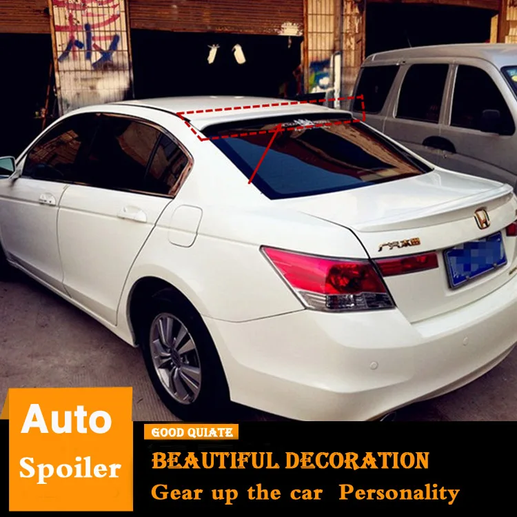 Для Honda Accord спойлер на крыше 2008-2013 Высокое качество абс материал заднее крыло