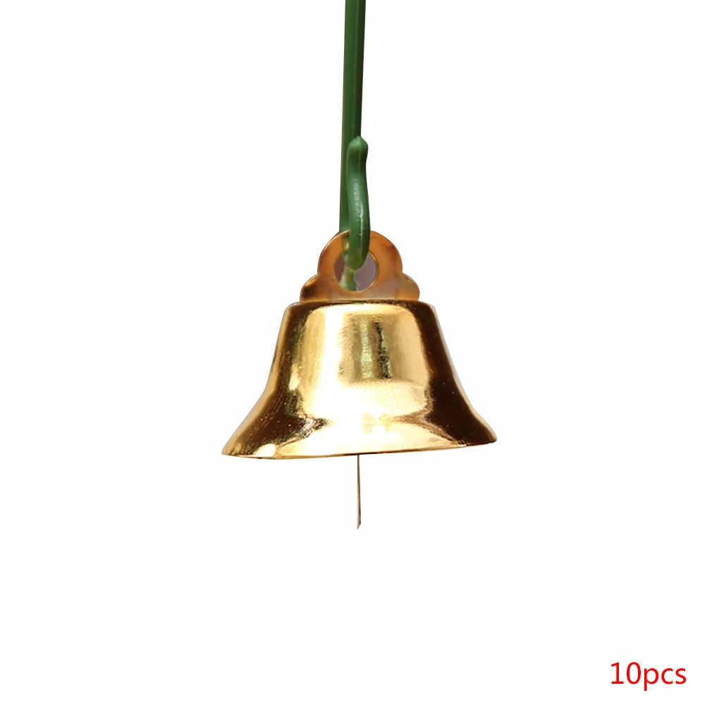 Новинка крутые металлические маленькие колокольчики 10 шт./пакет 2020 праздничные
