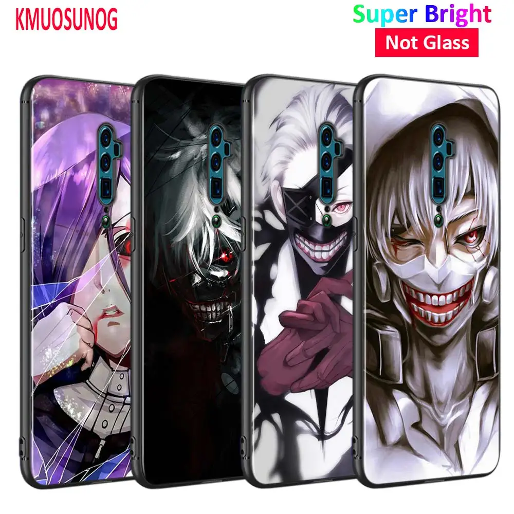 Черный чехол с аниме Токийский Гуль для OPPO Reno Z 10X Zoom F11 F9 F7 F5 A7 R9S R17 Realme 2 C2 K3 Pro