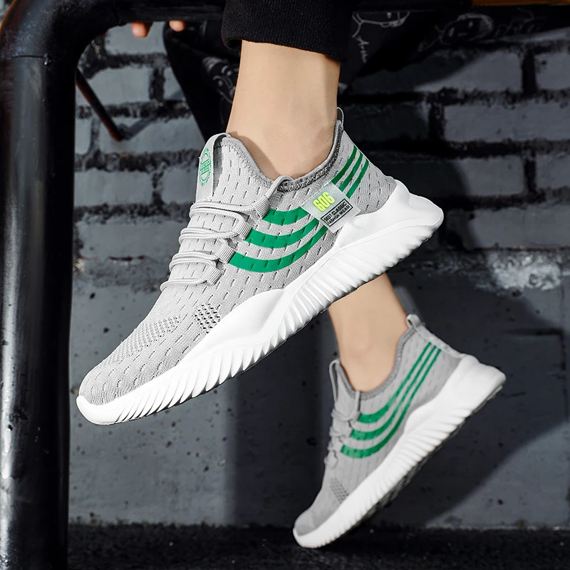 

New 2021 Men Running Shoes Breathable Outdoor Sports Shoes Lightweight Sneakers for Women Comfortable Athletic Training Footwear