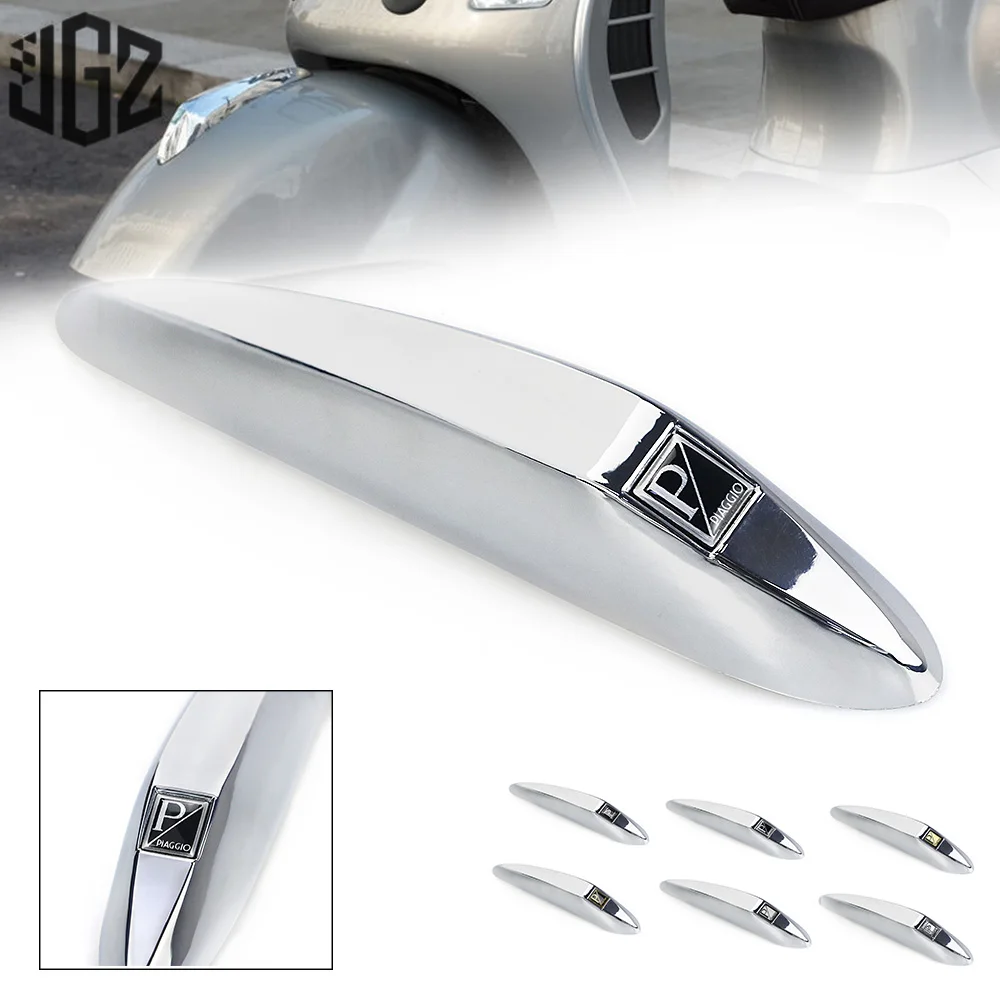 

Motorcycle Plastic Front Nose Beak Cover 3D Logo Badge Decal Sticker Accessories for VESPA GTS 250 300 Primavera150 2013 - 2021