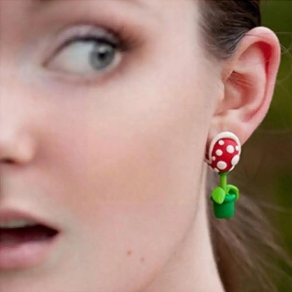 1 пара Уникальный Симпатичные ручной работы из полимерной глины Super Mario тело завод