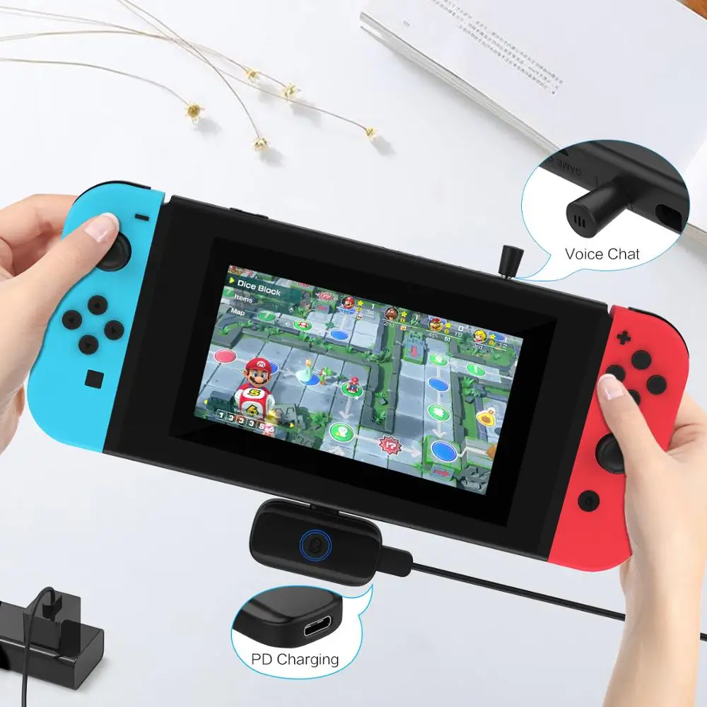 Bluetooth аудио USB передатчик беспроводной геймпад приемник Поддержка для Switch PS4