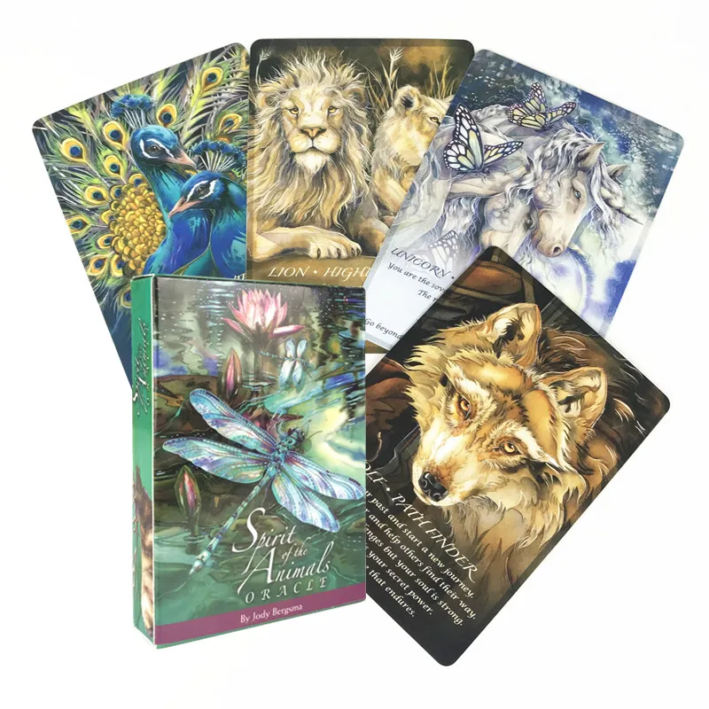 

Tarot Cards Spirits Of The Animals Oracle Cards Games Set Party Entertainment Board Games For Adult Children