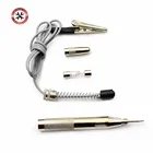 1 шт тестер цепи автомобиля зонд светильник Системы 6V-24V Пробник авто светодиодные лампы светильник Напряжение тестовая Ручка детектор Медь