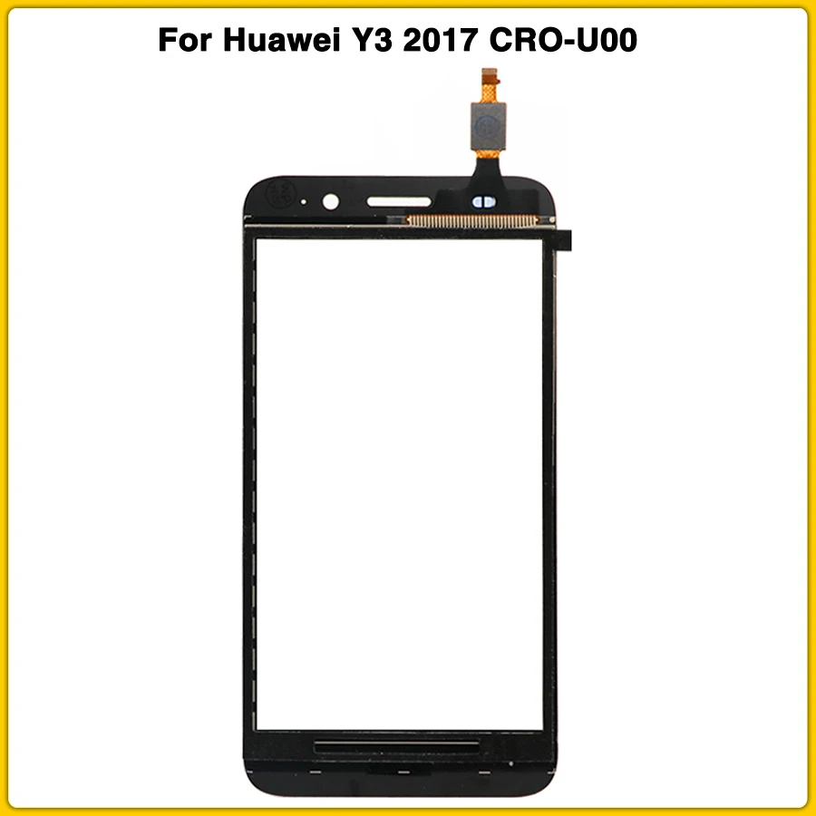 Сенсорный экран для huawei Y3 CRO-U00 CRO-L02 CRO-L22 сенсорный экран Панель с цифровым преобразователем Стекло объектив внешнее стекло внешнее Стекло