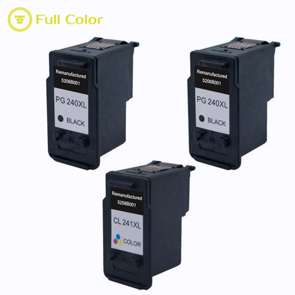 Полноцветный чернильный картридж pg 240 cl 241 совместимый для canon MG2120 MG2220 MG3120 MG3122 MG3220