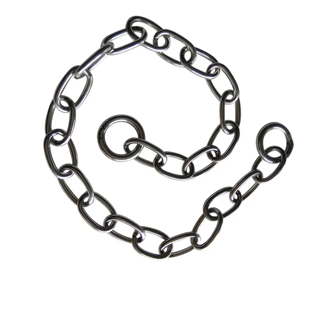 Тяжелый металлический прочный ошейник для собак из нержавеющей стали питомцев