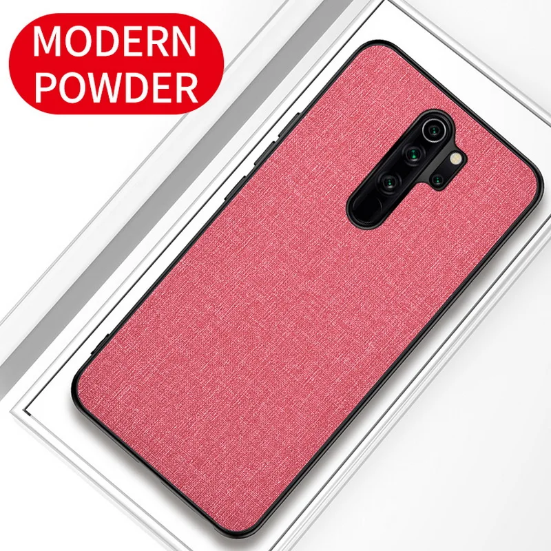 Розовый Для Xiaomi 9T 9 CC9 PRO 8 8A 8T текстурированная ткань гибридный мягкий чехол-накладка для Xiaomi Redmi K20 Pro 7A Note 10 8 7 6 5 Pro - Цвет: Розовый