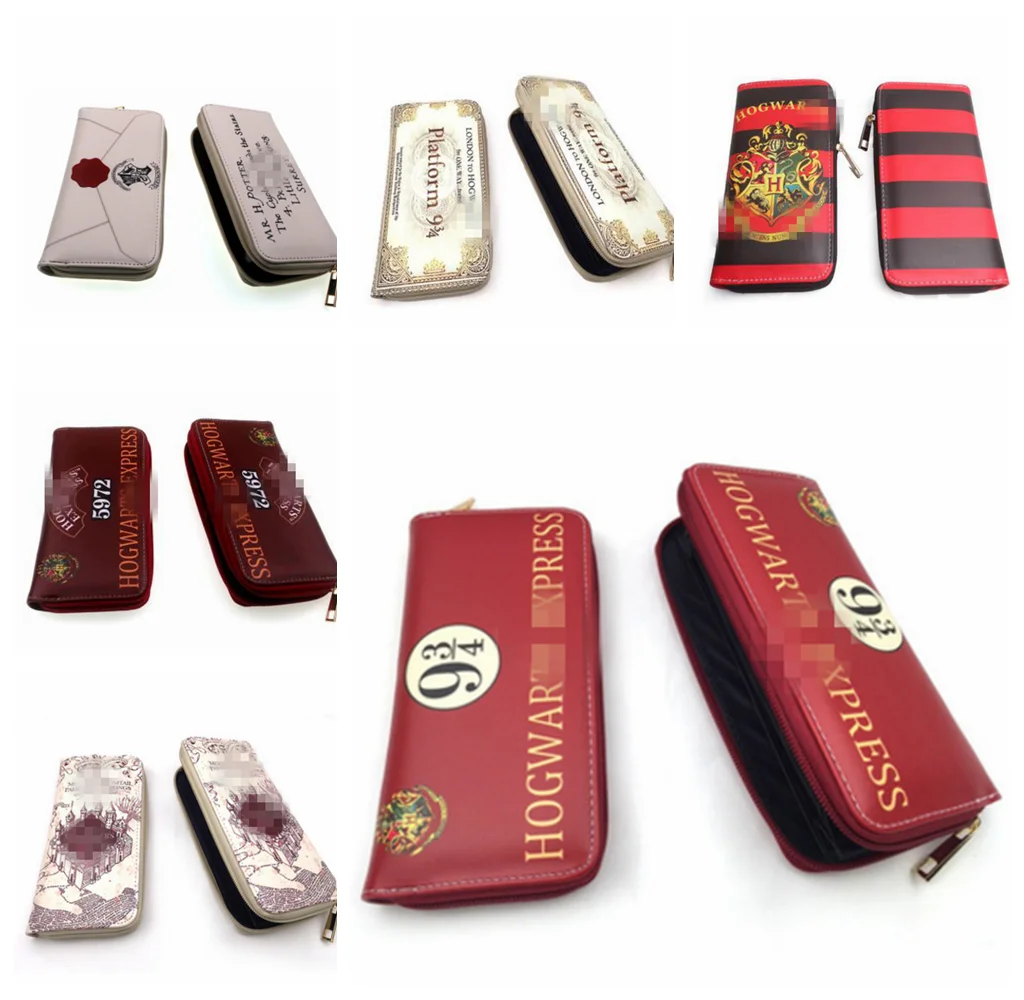 Кошельки Harries, кошелек из искусственной кожи, Поттер, Рон, Длинный кошелек, хогварт, коллекционные кошельки, платформа 9/3/4, Hedwig, сова, рождественские подарки