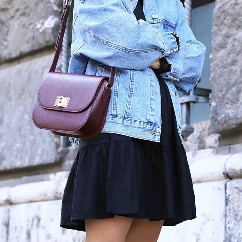 2019 роскошные сумки женские дизайнерская натуральная кожаная сумочка с замком