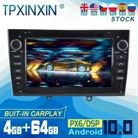 px6 for peugeot 408308308sw 2007 2014 android 10 carplay radio player car gps navigation head unit car stereo wifi dsp bt