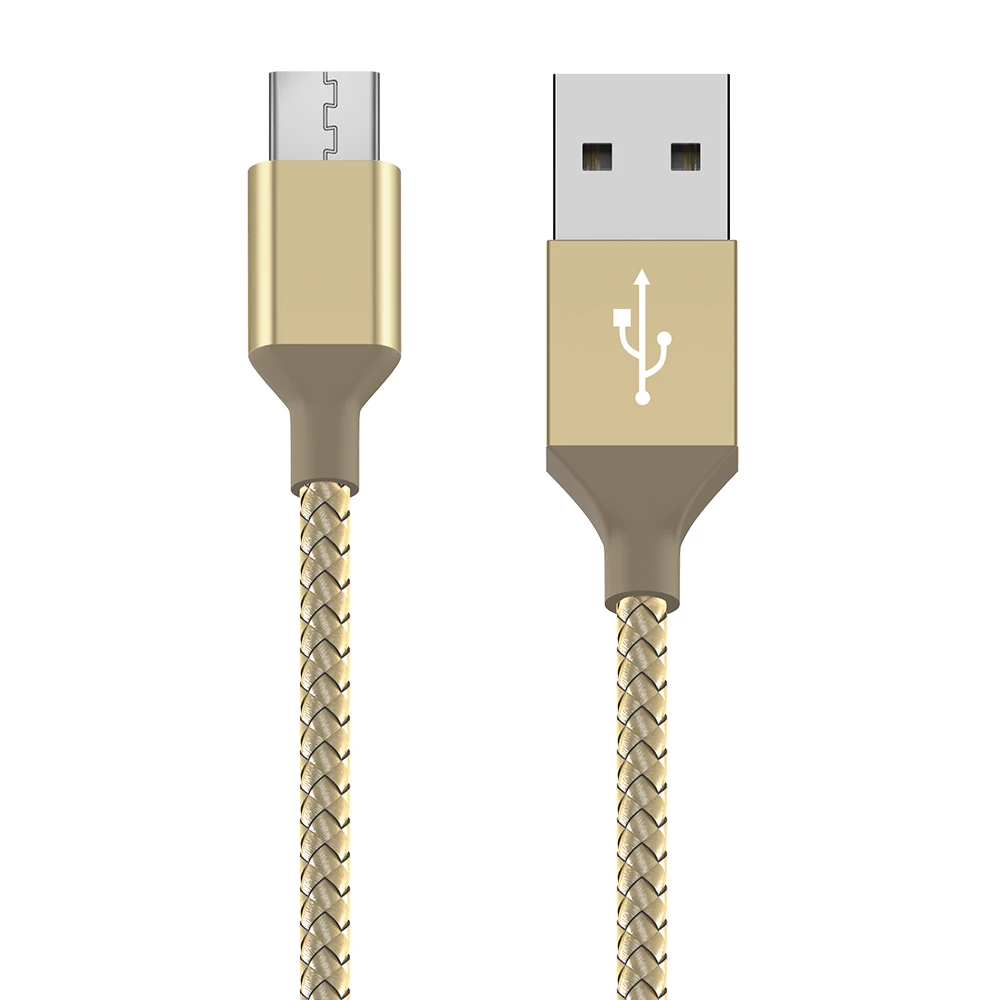 Кабель usb type-C 1 м 2 м 3 м кабель для передачи данных для samsung S8 S9 Xiaomi mi x 3 2 2S 8 huawei P20 Pro mate 20 Lite USBC провод зарядного устройства для телефона - Цвет: Gold
