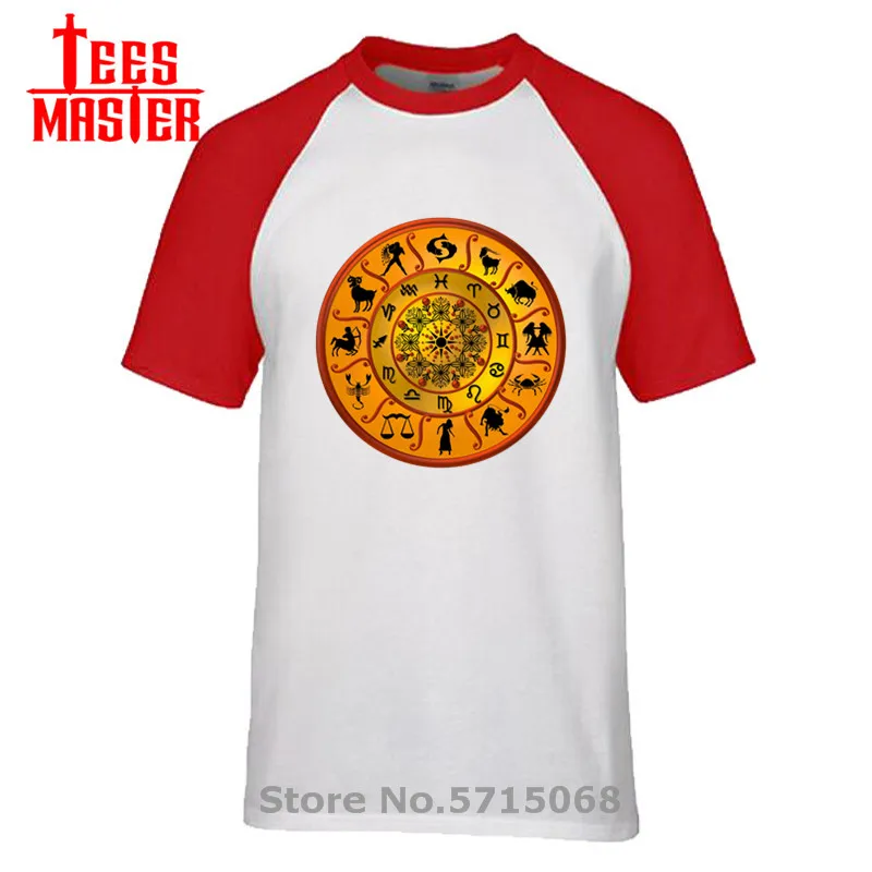 2020 дизайнерская хлопковая Повседневная брендовая Футболка с принтом 12 созвездий