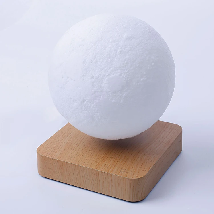 Light Color Base Магнитная левитация светодиодный задний фон луна ночь светильник 3D принт Crntic ко Дню Святого Валентина eative подарок на день рождения RomaTouch переключатель домашний декор - Испускаемый цвет: Light Color Base