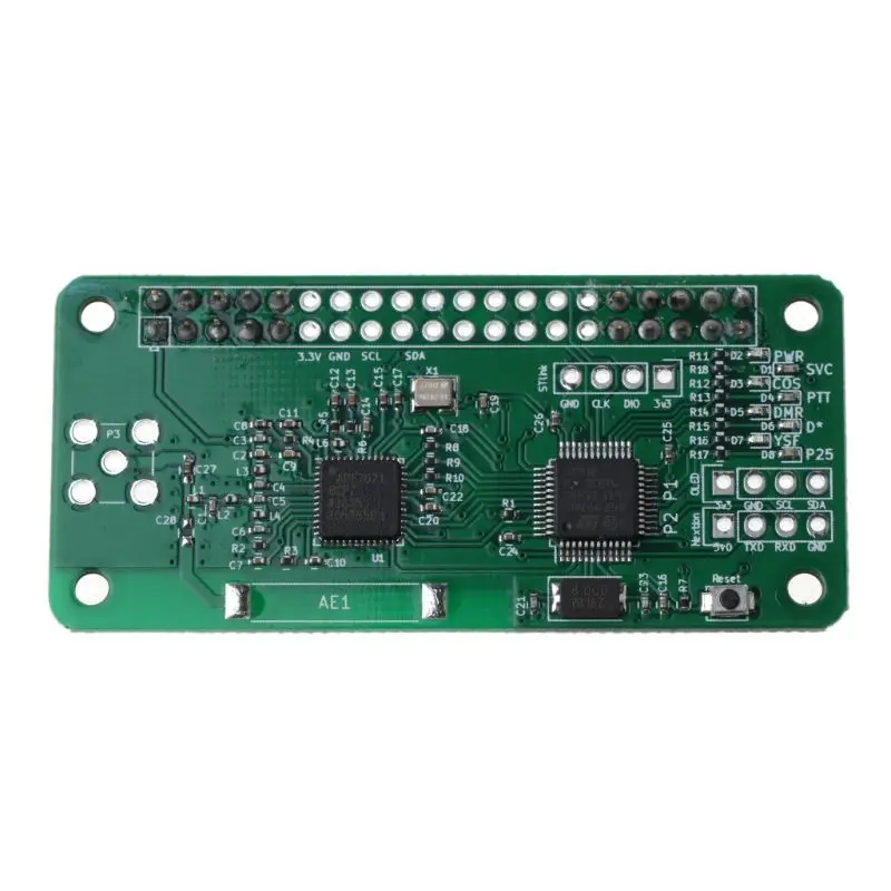 1 комплект UHF VHF UV MMDVM материнская плата 32 битный ARM процессор для Raspberry Pi Zero 3B|Детали