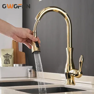 gold kitchen faucet single handle silver kitchen faucets pull out single hole kitchen faucet swivel degree water mixer n22 019 free global shipping