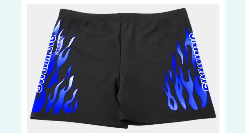 Мужская одежда для плавания с пламенем боксеры шорты купальный костюм плавки