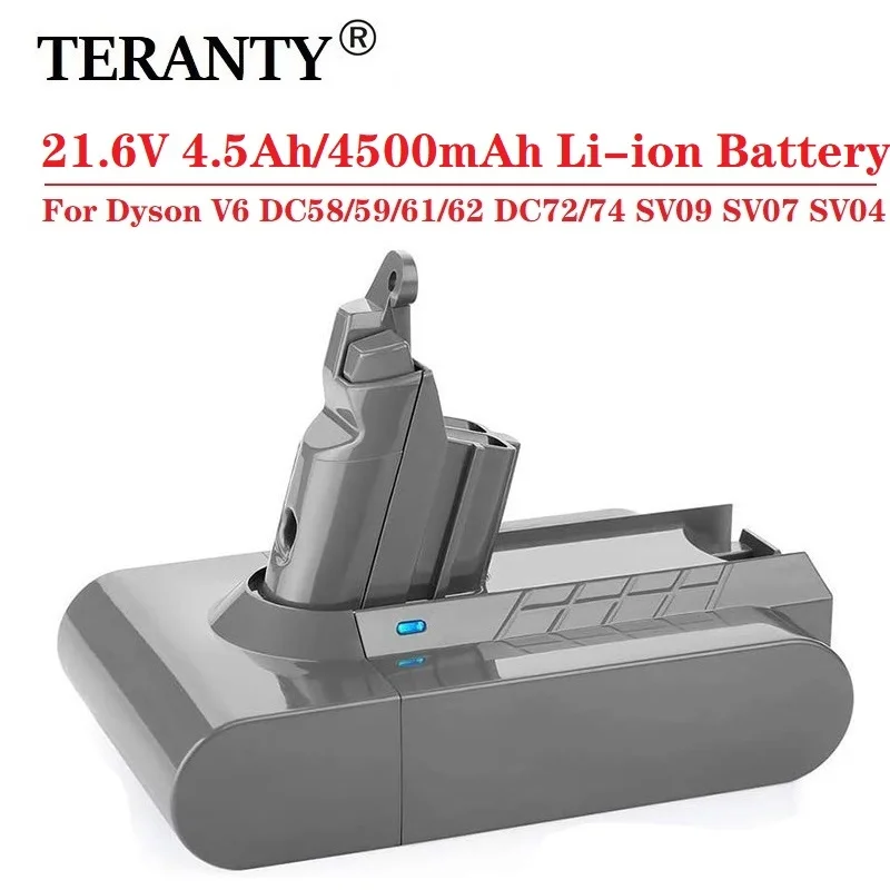 

Аккумулятор литий-ионный для пылесоса Dyson V6, DC58, Animal, DC59, 21,6 А ч, многослойный, DC61, DC62, DC74, SV07, SV03, SV09