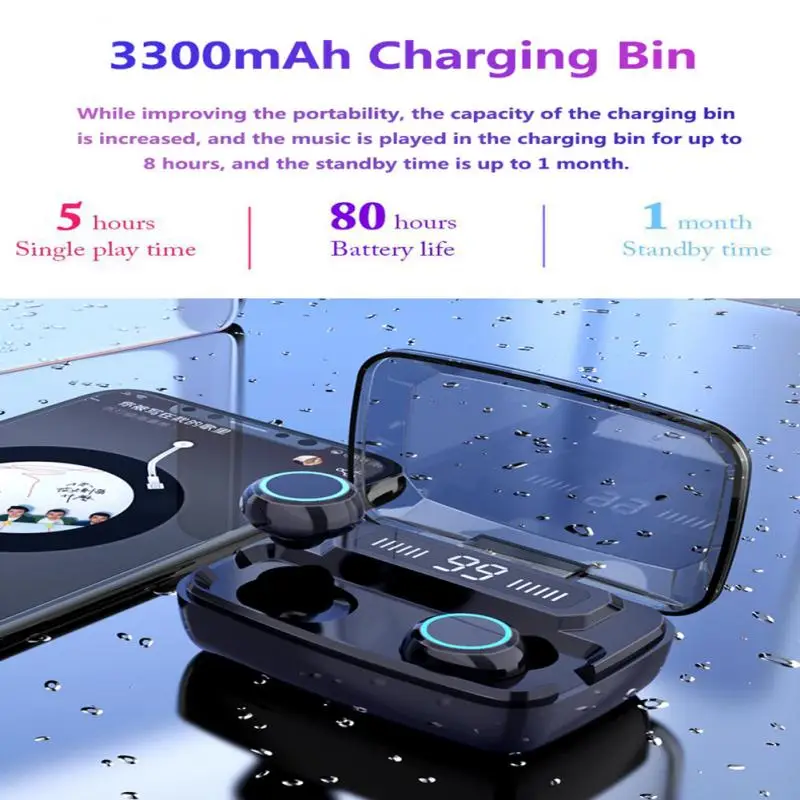 Bluetooth 5 0 наушники TWS мини модные портативные беспроводные гарнитура с глубокими