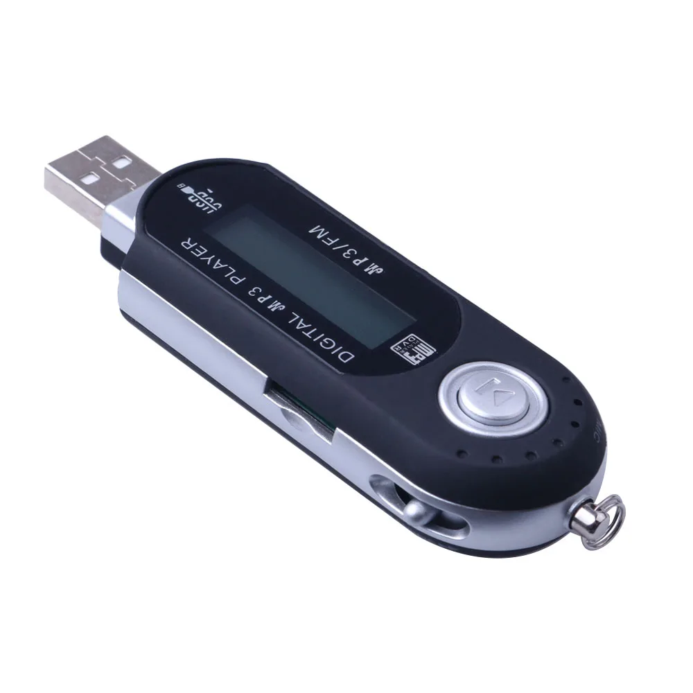 Цифровой mp3-плеер USB с ЖК-дисплеем поддержкой TF-карты 32 ГБ и FM-радио микрофоном