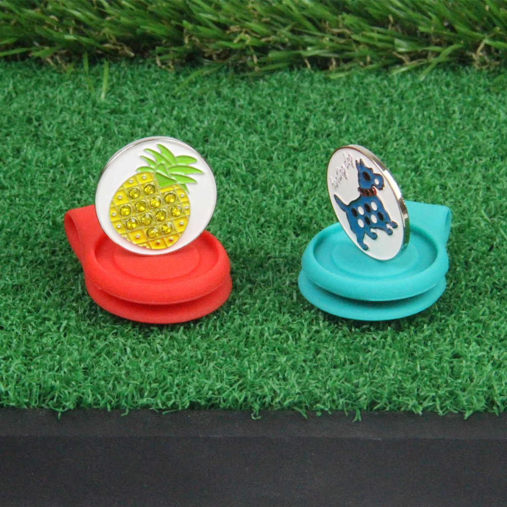 1 шт. Съемная шляпный зажим для магнитный маркер мяча гольфа Кепки подарок