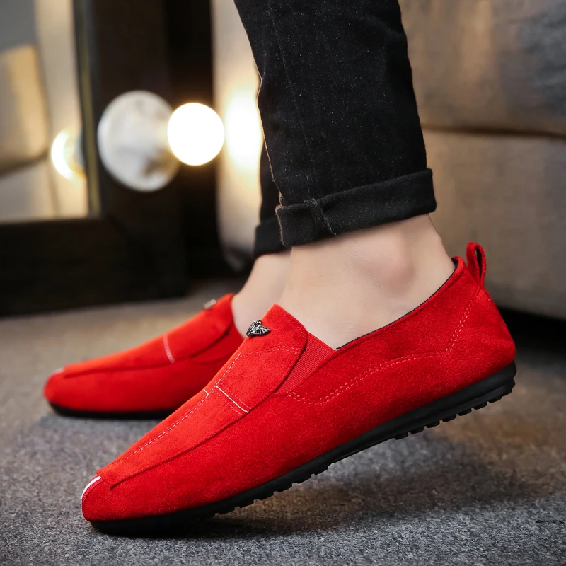 Summer Shoes Men Flats Slip On Male Loafers Driving Moccasins Homme Casual Fashion Dress Wedding Footwear | Обувь