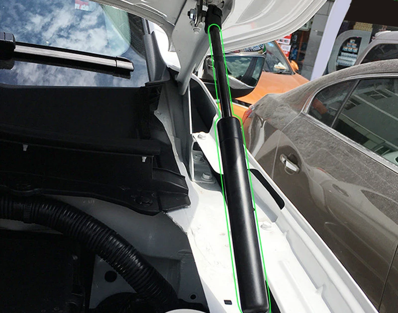 Для Ford Ranger T6 2016-2021 Черная передняя крышка капота подъемная опорная стойка ударные