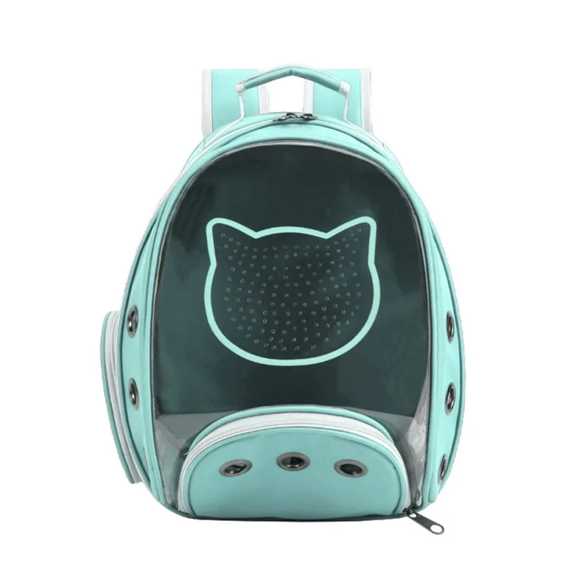 

Transparent Cat Bag Go Out Portable Cat Space Capsule Cat Bag Green 2021 New Best selling high quality convenient and universal