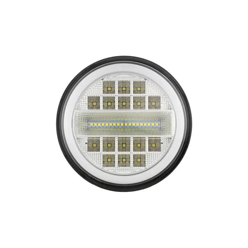 

5.75 Inch Motorcycle LED 4D Projector Headlight 10-30V Car Fog Lamp Hi-Lo beam IP67 Waterproof For Dyna/softail/Sportster