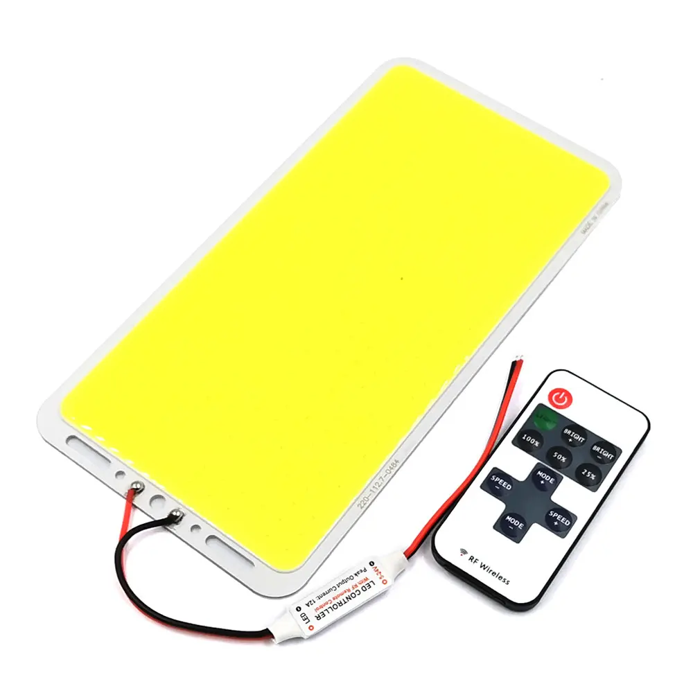 Ultra bright led panel lights 200w cob board lamp with dimmer remote control RC light