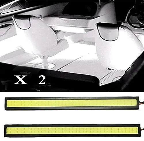 

2X White LED Underwater Light Waterproof COB Ultra-thin For 12V Marine Boat Yacht Light