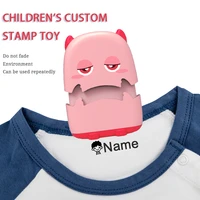 childrens seal stamp toy baby student clothes chapter custom school uniform name word waterproof wash not faded monster seal