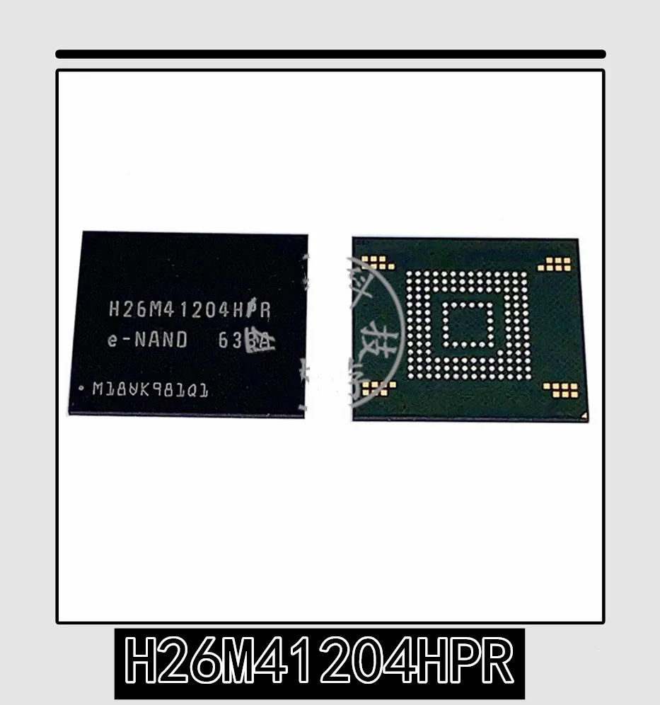 Оригинальная Подлинная H26M41204HPR BGA 153 H26M41204 BGA153 8Gemmc memory IC библиотека шрифтов 1 шт. 10
