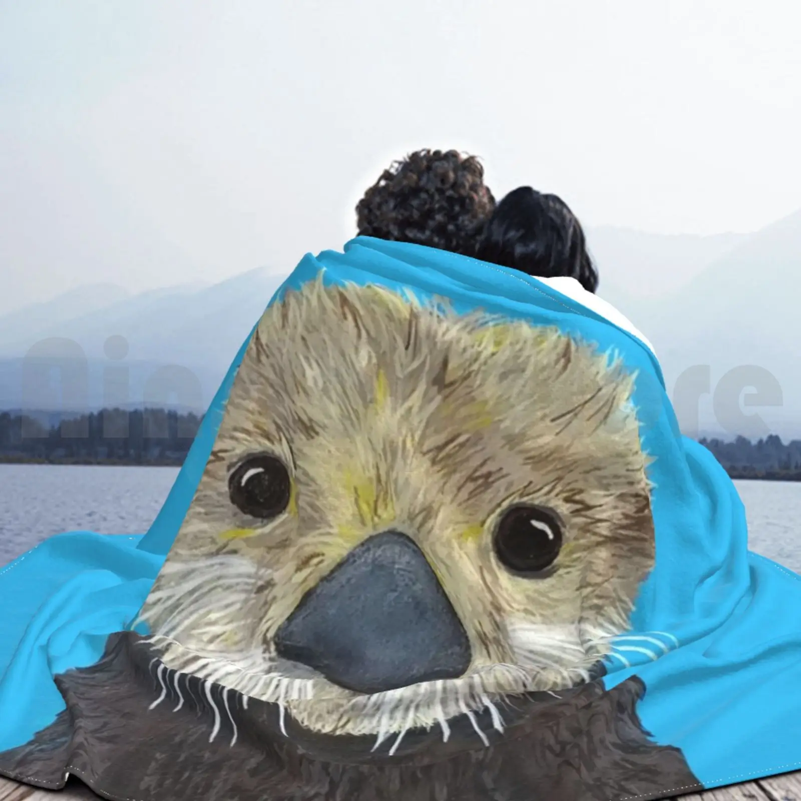 Одеяло из ткани с выдрой модное индивидуальное одеяло Renee Hazen цветное Новое