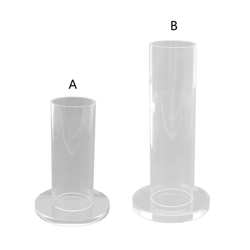 

New Acrylic Scrunchie Holder Stand Clear Jewelry Organizer Velvet Hairband Bracelet Watch Display Stand Hair Scrunchy Holder