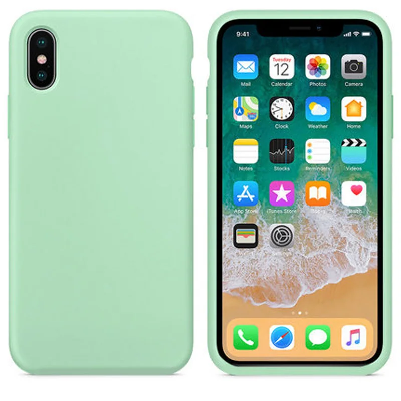 KJOEW силиконовый однотонный чехол для iPhone 11 Pro Max XR X карамельный цвет чехол для телефона s для iPhone 7 6 6S 8 Plus Мягкий чехол из ТПУ