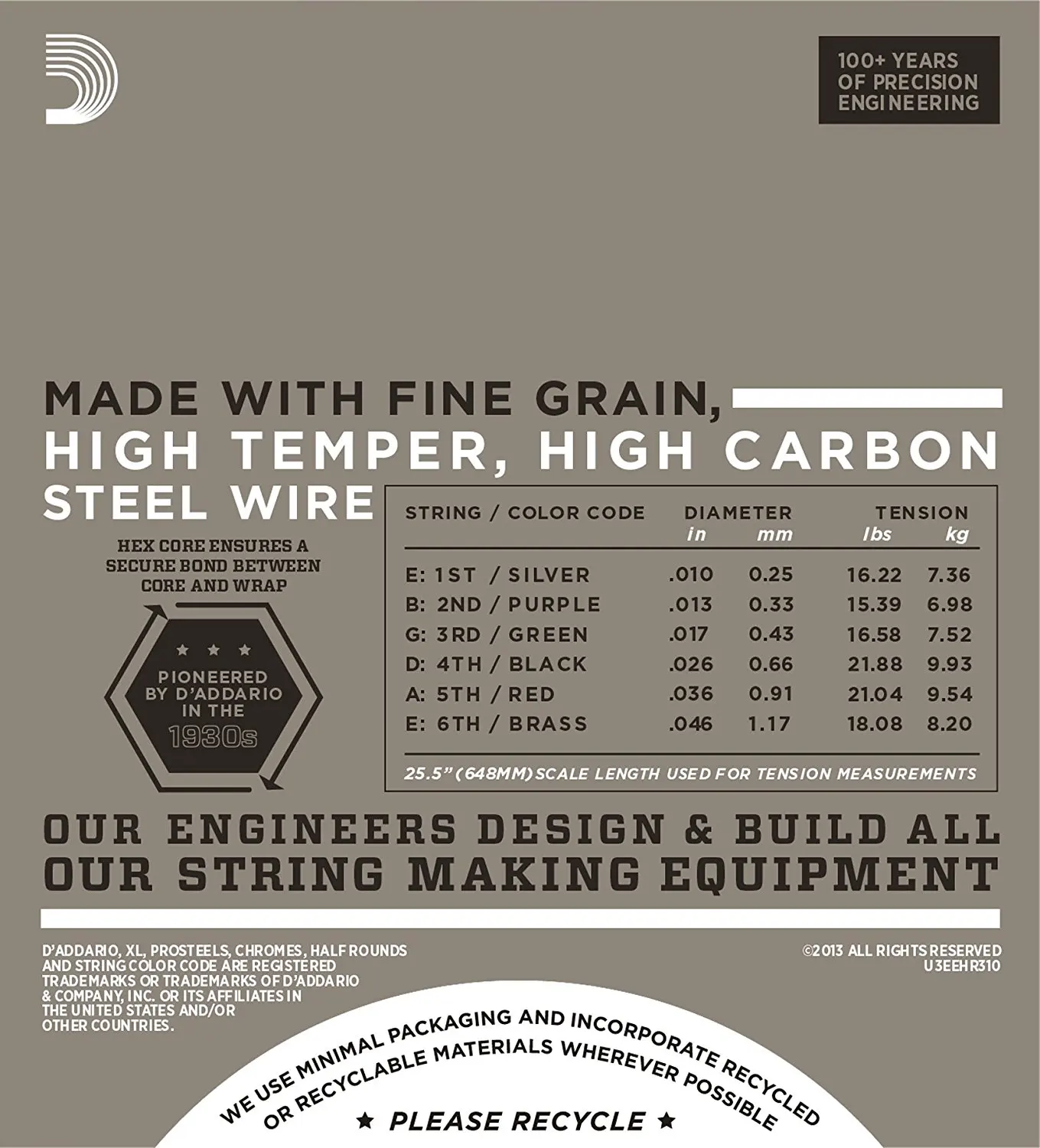 Струны для электрогитары полукруглые стандарсветильник 10-46 дюймов | Спорт и