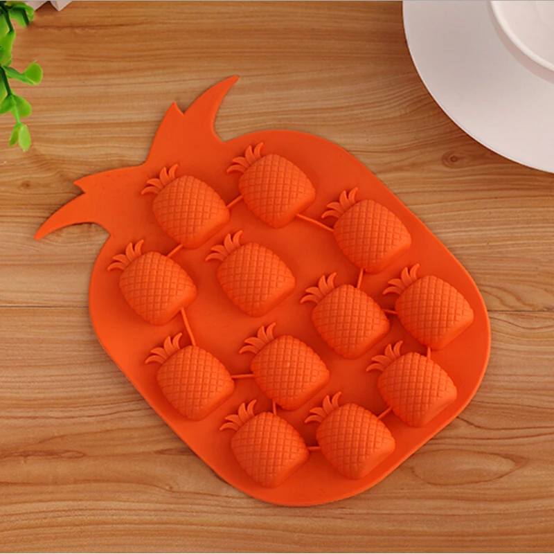 Ананас для шоколада из силикона в форме мыла сладкие конфеты сахарное желе лоток