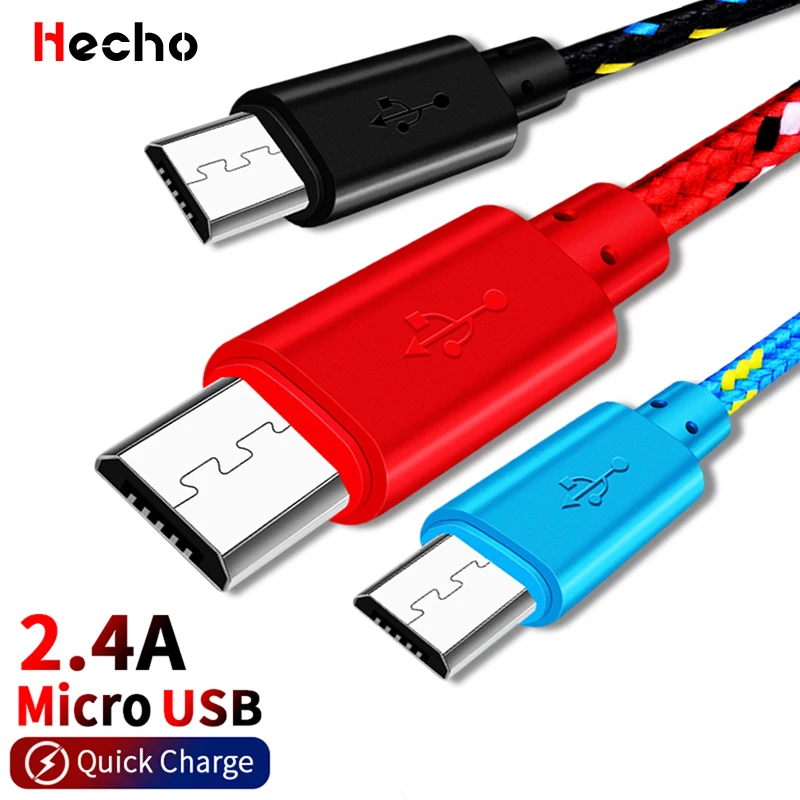 1 м 2 3 нейлоновый Плетеный Micro USB кабель Синхронизация данных зарядное устройство